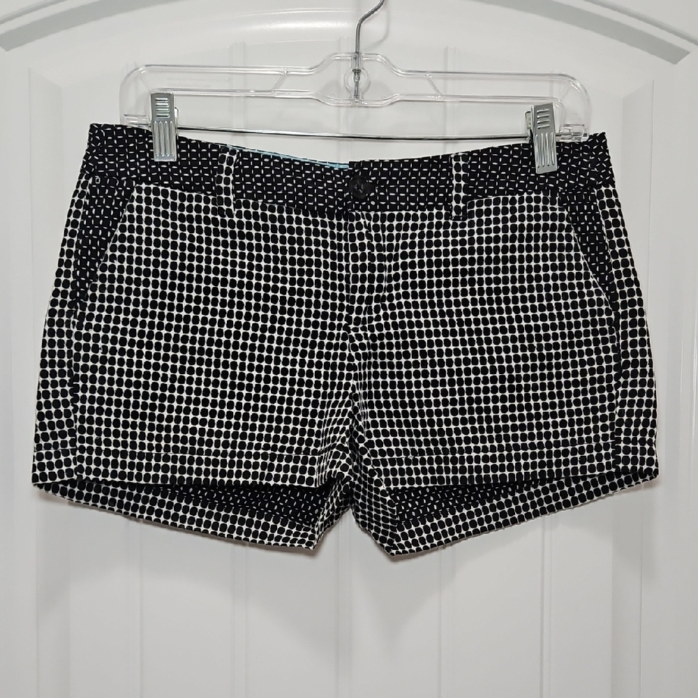 Merona Black and White Women's Micro Chino Shorts